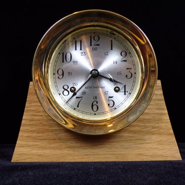 ws/Seth Thomas Thomas Ship's Bell Clock