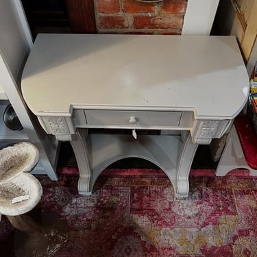 Ornate painted entry way table? Desk? Console? No rules! 35” x 18” x 34” 