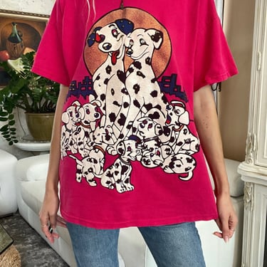 1990's 101 Dalmatians Tshirt / Disney World Vacation Shirt / Cute Tshirt / Rhinestone Eyes Tshirt / Disney Land / Walt Disney 