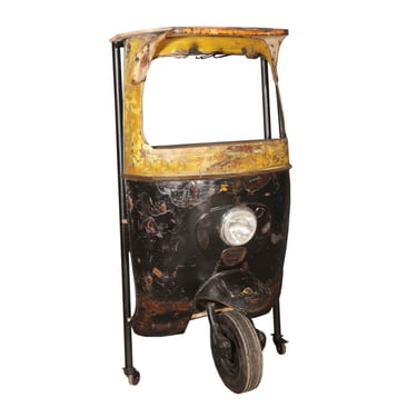 Artisan Crafted Iron Taxi Bar