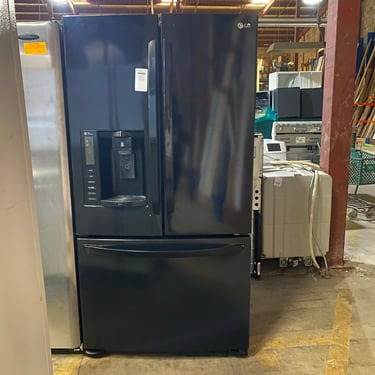 Black LG French Door Refrigerator LFX28968SB