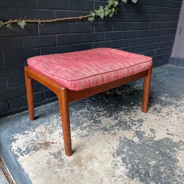 Vintage 1960s Ottoman Footstool Mid-Century Adrian Pearsall 