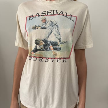 90s worn Baseball Forever Tee