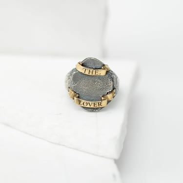 18k Gold and Sterling Silver 'The Lover Gold' Ring