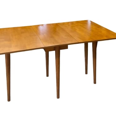 Free Shipping Within Continental US - Vintage Mid Century Conant Ball Leslie Diamond Solid wood Drop leaf Maple Dining Table. 