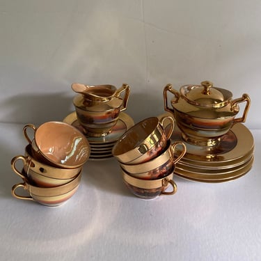 Vintage Noritake Coffee and Cake Set 