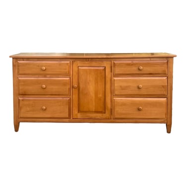 Ethan Allen Country Colors Seven Drawer Maple Dresser 
