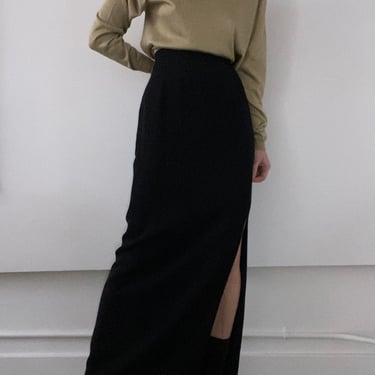 vintage black maxi skirt size US 8 