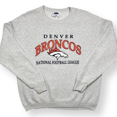 Vintage 1998 Denver Broncos Football Made in USA NFL Crewneck Sweatshirt Pullover Size Large/XL 