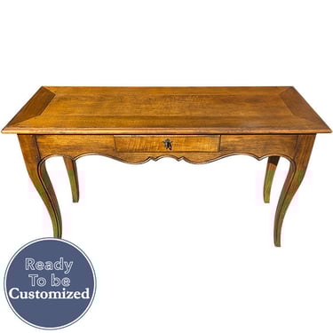 54&quot; Unfinished 1 Drawer Hekman Vintage Console Table #08786