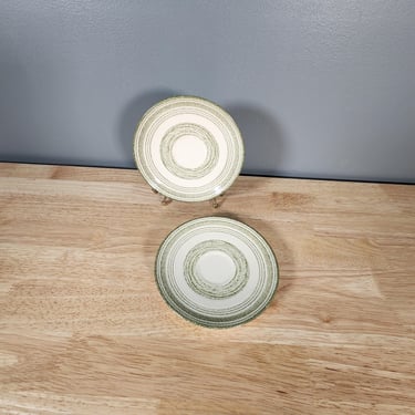 Set of 2 Ironstone "El Verde" Saucer Plates 