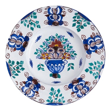 Astier de Villatte Dutch Peacock Plate