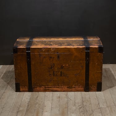 19th c. Immigrant's Dome Travel Trunk c.1800