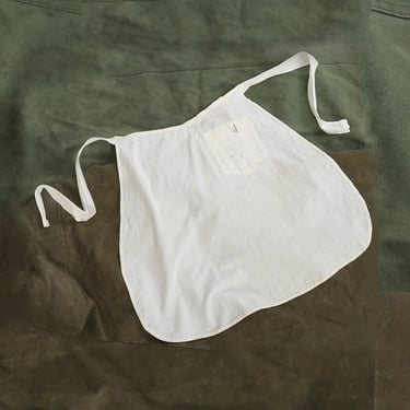 Vintage 1940s WWII U.S. Army Medical dept. cotton half apron 