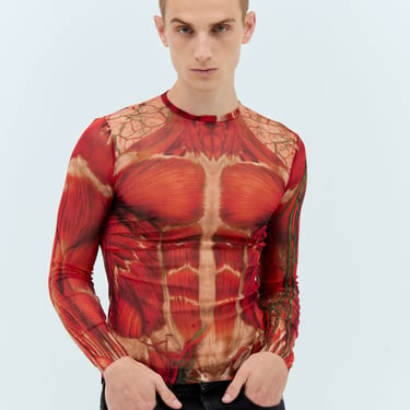 Jean Paul Gaultier Men Ecorche Mesh Top