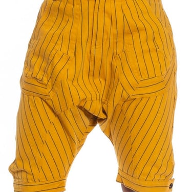 2000S Yellow Ochre Cotton Rare Early Henrik Vibskov Pants 