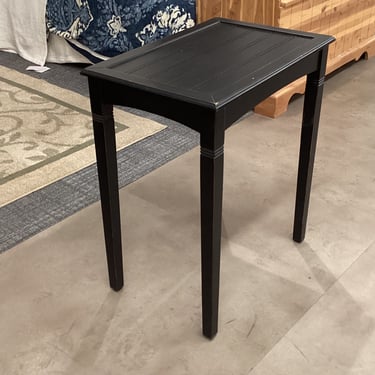 Tall Black End Table