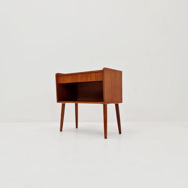 Danish Midcentury teak side tables/Bedside tables, 1960s 