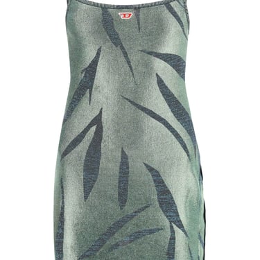 Diesel 'M-Areah' Mini Dress In Laminated Lurex Knit Women