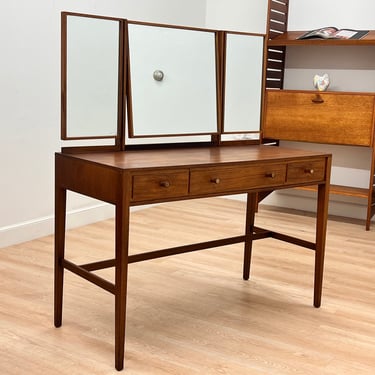 Mid Century Triple Mirror Vanity by Loughborough Furniture 