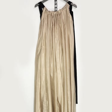 Semi-Sheer Silk Maxi Dress