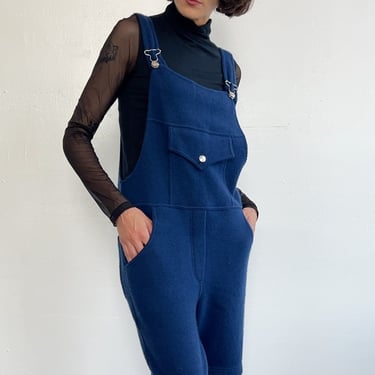 Blue Cashmere Overalls (M)