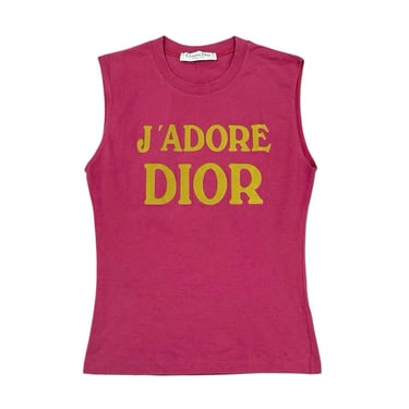 Dior J'Adore Hot Pink + Yellow Tank