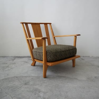 Early Mid Century Craftsman Style Lounge Chair 