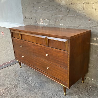 Bassett MCM Walnut Dresser