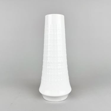 White Porcelain Vase by Lorenz Hutschenreuther, Germany 