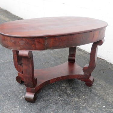 Early 1900s Empire Writing Office Desk Console Table 3844