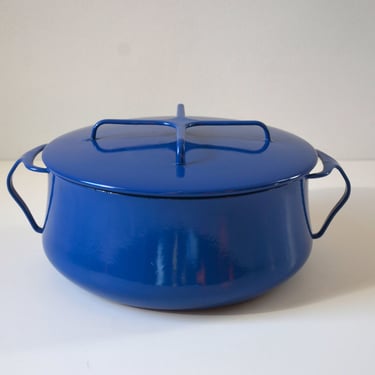 Vintage Royal Blue Dansk Kobenstyle 4 Quart Pot with Lid (10