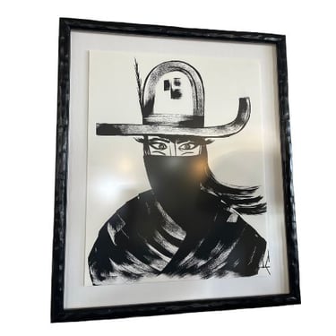 Woman Ninja Framed Art