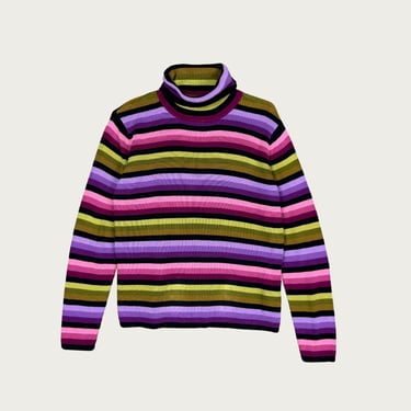 (XL) Striped Turtleneck Knit