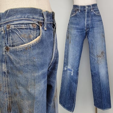 1950s Levi's Jeans / Big E Levi's / Rare Levi's / Size 30 