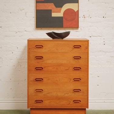 Danish Modern Teak Dresser by Dyrlund