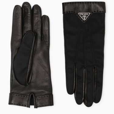 Prada Black nappa gloves