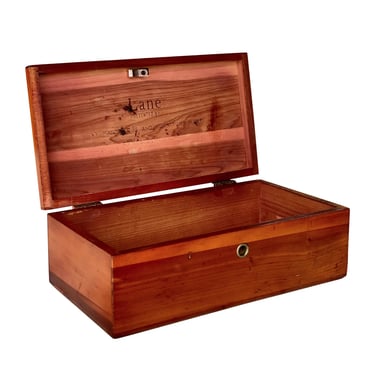 Vintage Lane Cedar Dresser Top Jewlery Trinket Chest Box