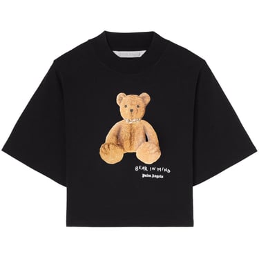 Palm Angels Women Bear In Mind Cropped T-Shirt