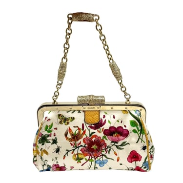 Gucci Flora Mini Chain Bag