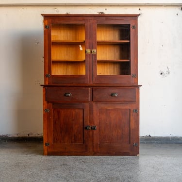 Antique Stepback Hutch