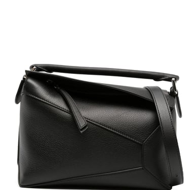 Loewe Women Puzzle Edge Small Leather Handbag