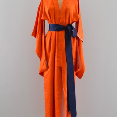 "Orenji" Vintage Kimono
