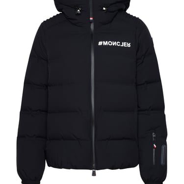 Moncler Grenoble Woman Suisses Black Nylon Down Jacket