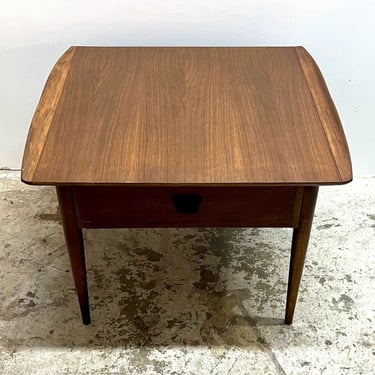 Vintage 60s Mid Century Modern Danish Style End Side Table Artisan Collection by Bassett 