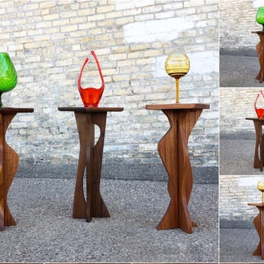 Made In Minnesota Sculptural Wood Pedestals 