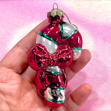 VINTAGE: Glass Christmas Tree Candy Cane Ornament -  Thomas Pacconi Collection - Replacement - Mercury Ornament - SKU 30-404-00040245 
