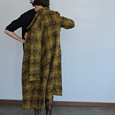 Agnes B Mustard Mohair Coat (S)