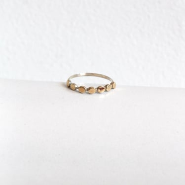 Ithil | Silver + 9k Gold Ring