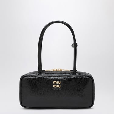 Miu Miu Black Beau Bag In Naplak Patent Leather Women